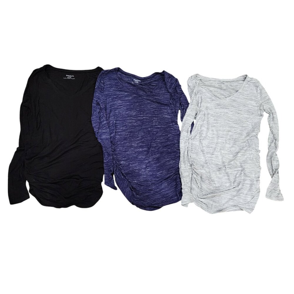 Motherhood Maternity XS V-Neck Long Sleeve Bundle. A0009 - Picture 4 of 5